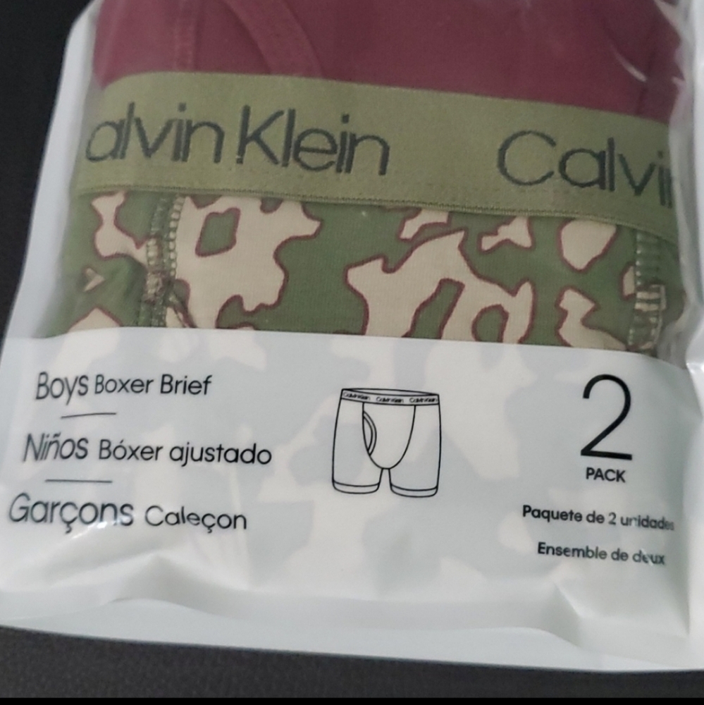 Calvin Klein Boys Boxer Briefs 2 Pack - Picture 9 of 9